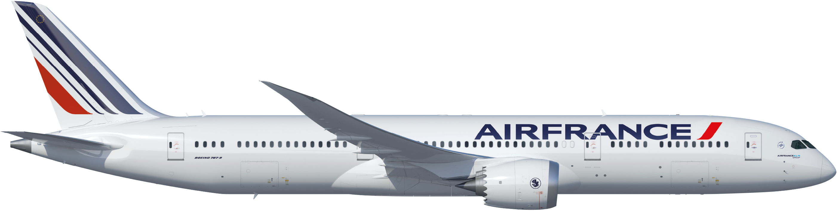 The oldest and newest aircraft in the Air France fleet